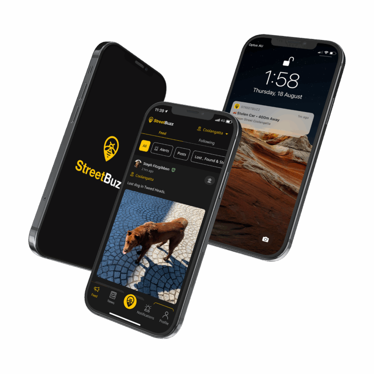 StreetBuzz App User interface